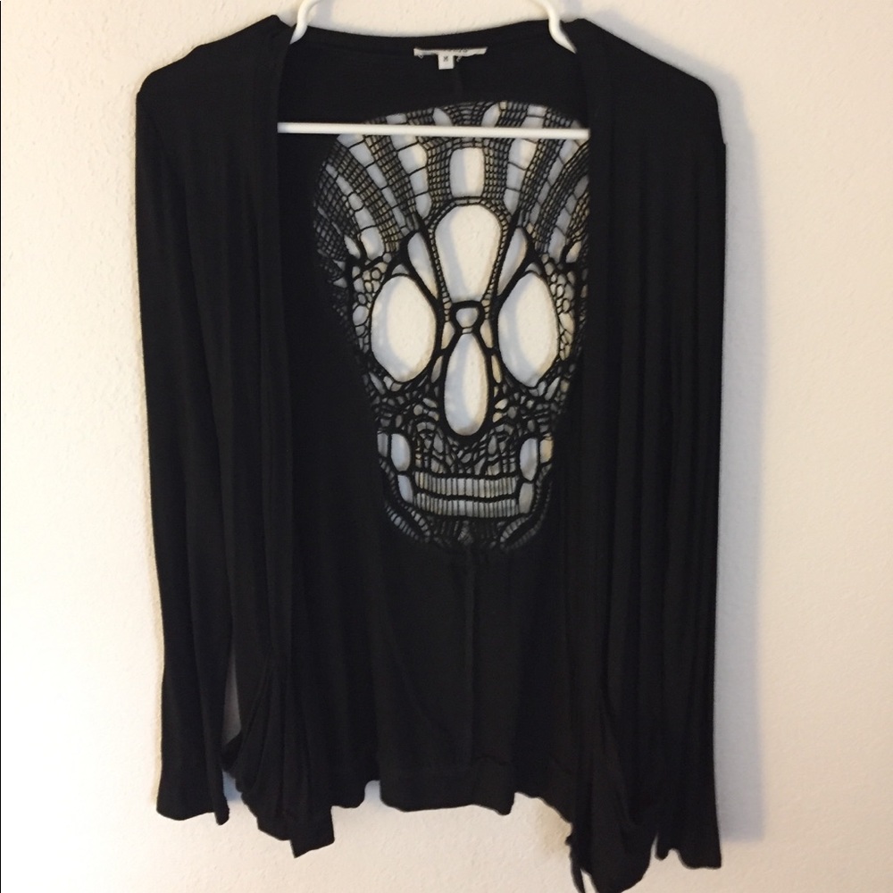Soieblu Skull Lace Cardigan